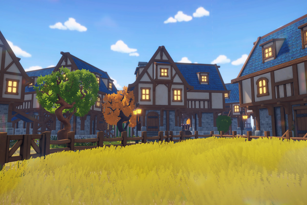 Stylized Modular Buildings Fantasy Village