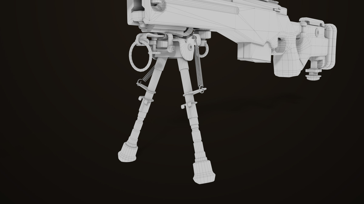 Sniper Rifle 03 Sandal URP HDRP Textures