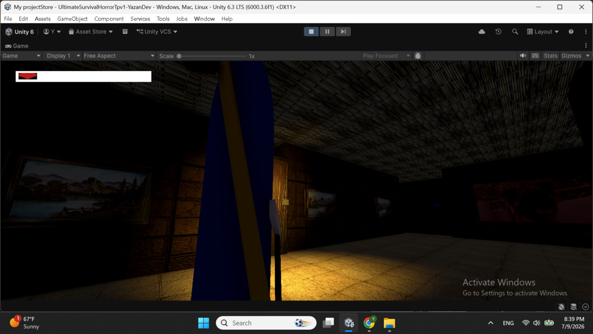 Ultimate Survival Horror Cinematic Third-Person Template