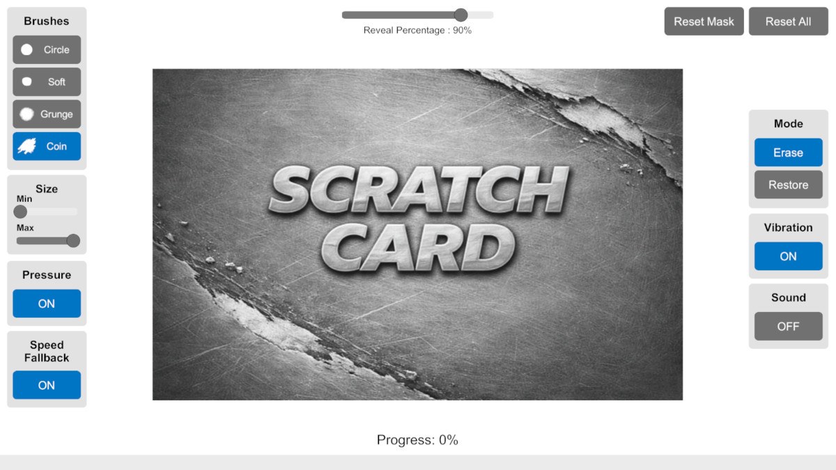 Scratch Card System – Interactive Reward & Lottery UI