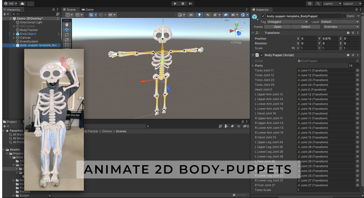Imagine WebAR - Body Tracker