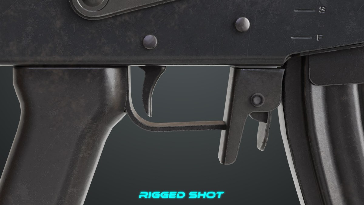 Machine Gun 13 Metal URP HDRP Textures