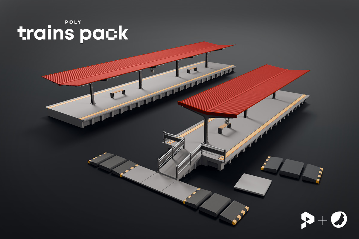 Poly Trains Pack