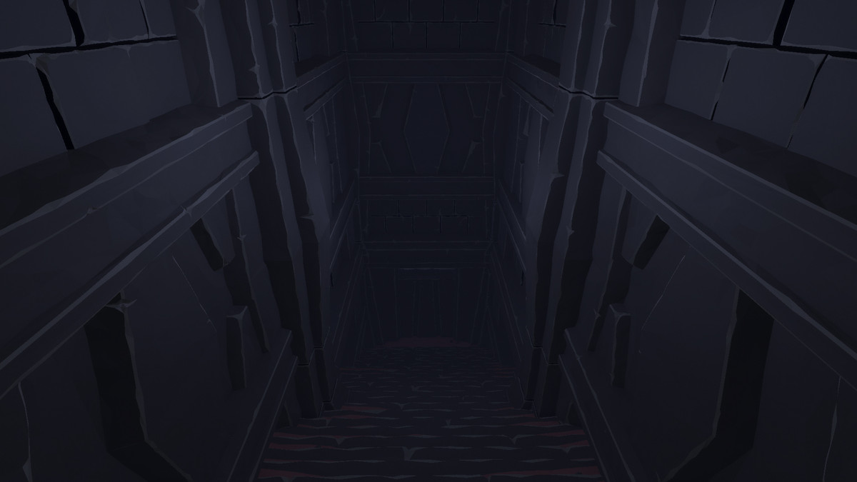 Low Poly Style Desert Dungeon