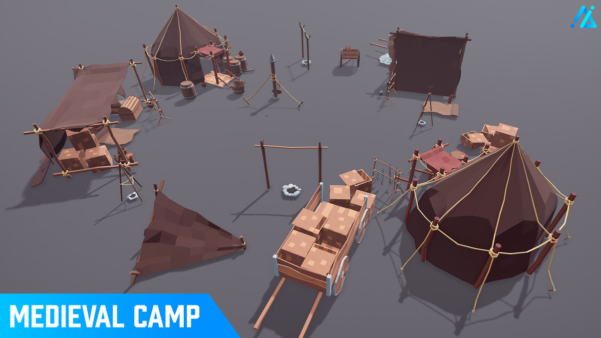 POLY - Medieval Camp