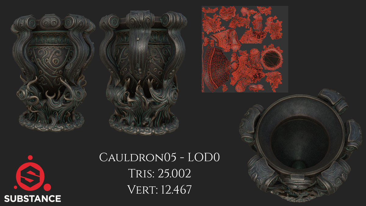 6 Dark Fantasy Cauldrons