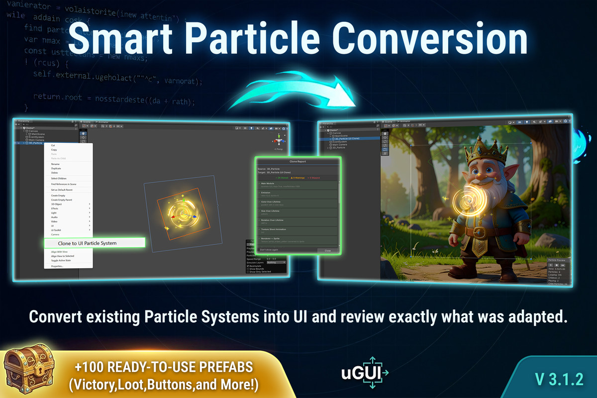 UI Particle System: Native Canvas VFX