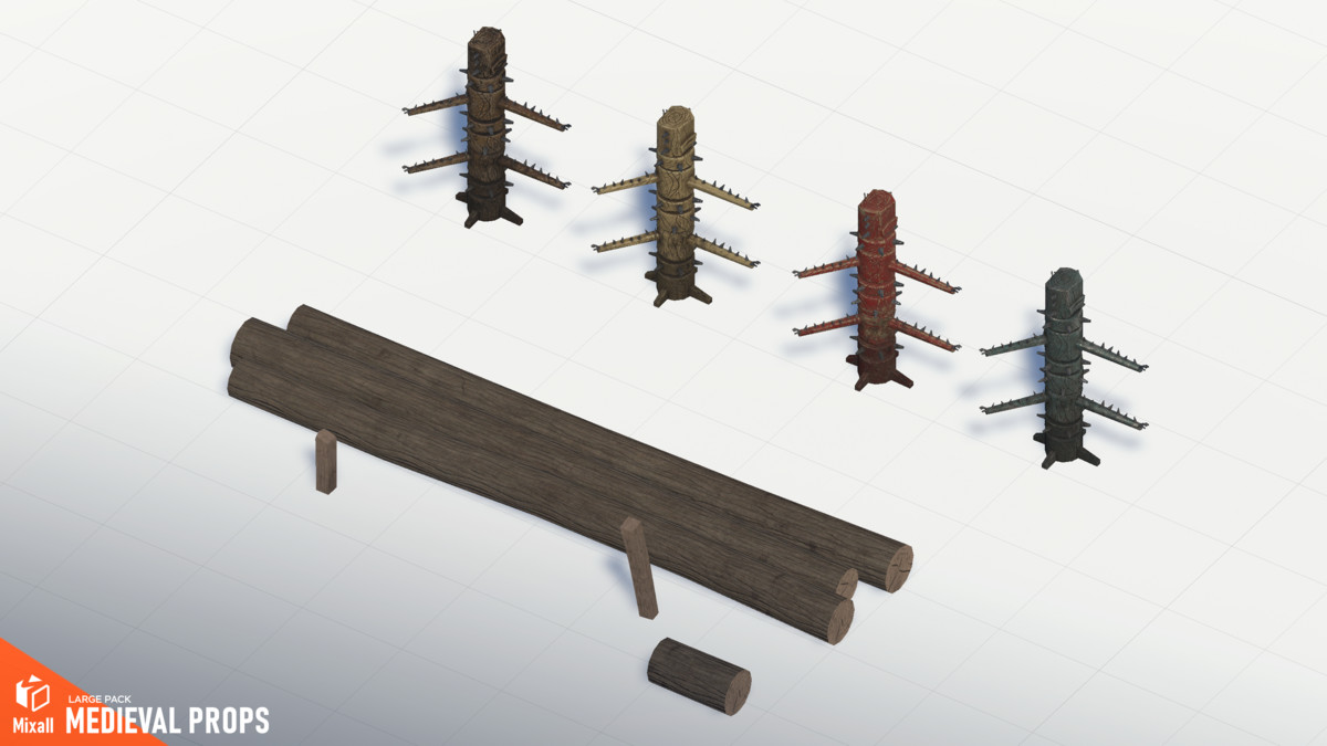 Medieval Props - Large Pack