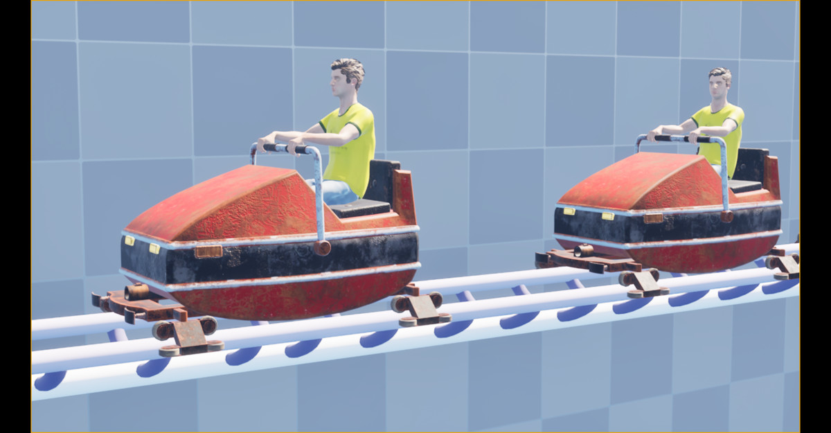 Roller Coaster NPC Animation