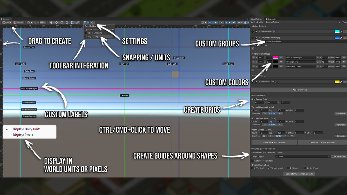 OmniGuides: Professional Layout Tool (Rulers, Grids, Snapping & Alignment)