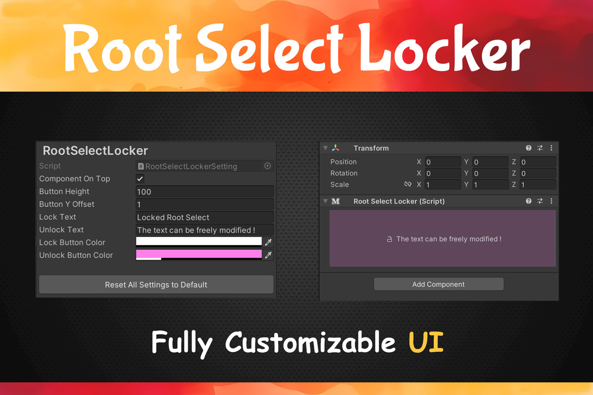 Root Select Locker | Faster Hierarchy Workflow