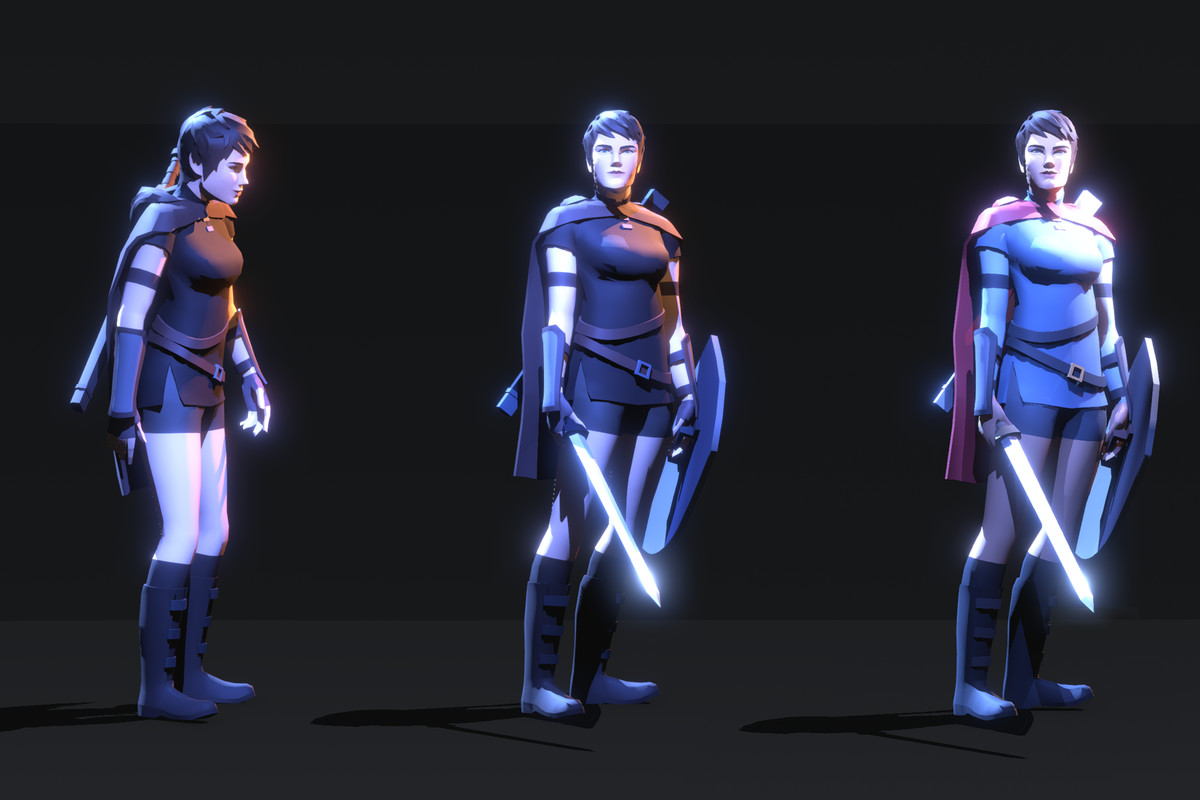 Polyquest Heroes: Warrior I Huntress