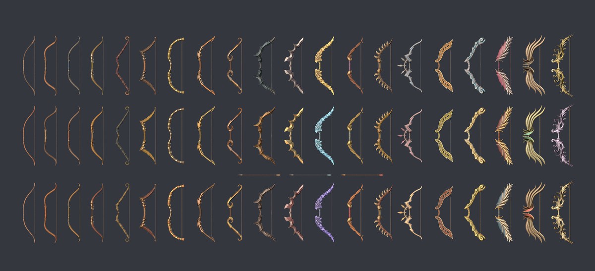 Archer Bow - Fantasy RPG Weapons Pack