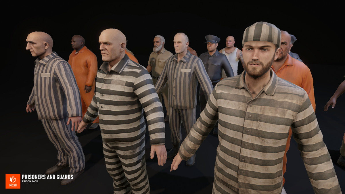 Prisoners and guards - Prison pack