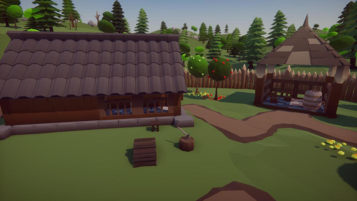 Low Poly Modular Medieval Village - Mini World Studio