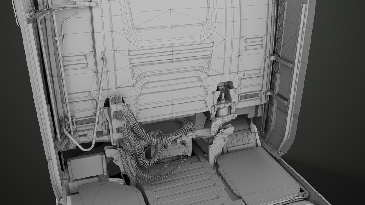 Chassis 06 Generic White URP HDRP Textures