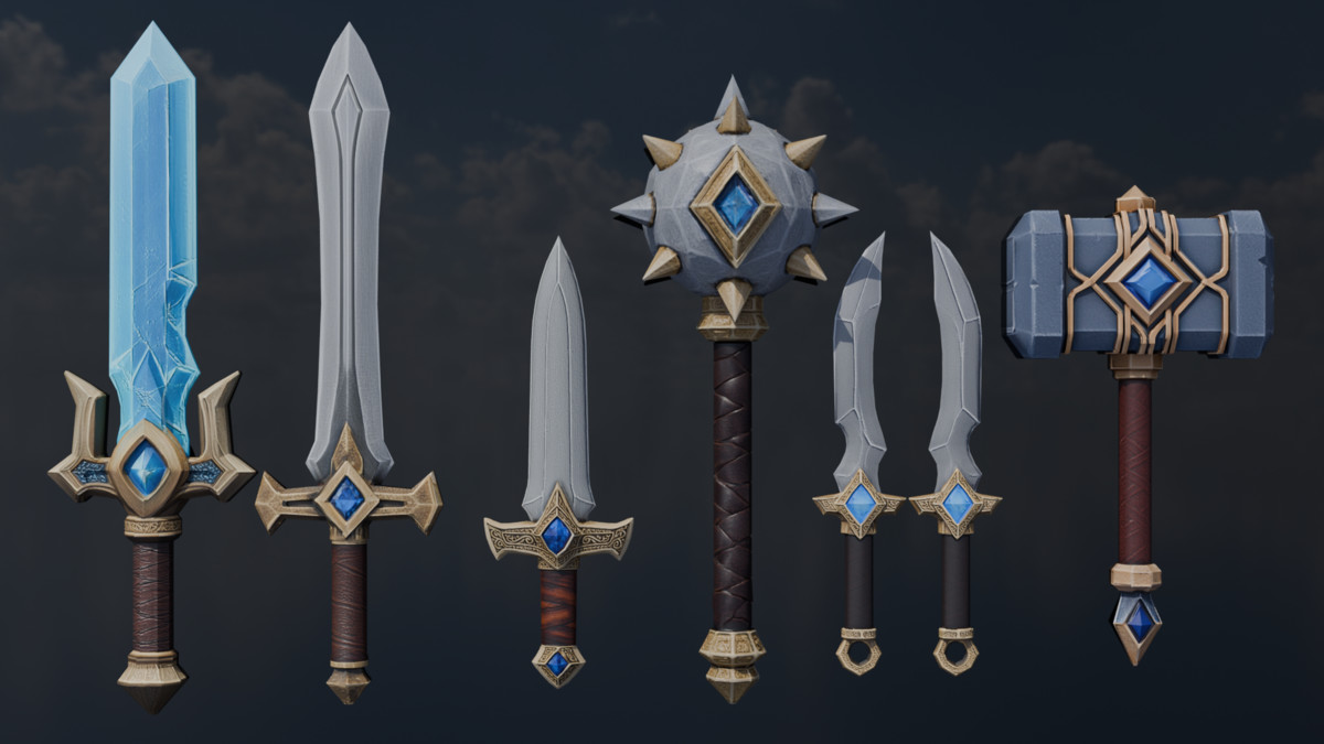 Fantasy Weapons & Shields Pack