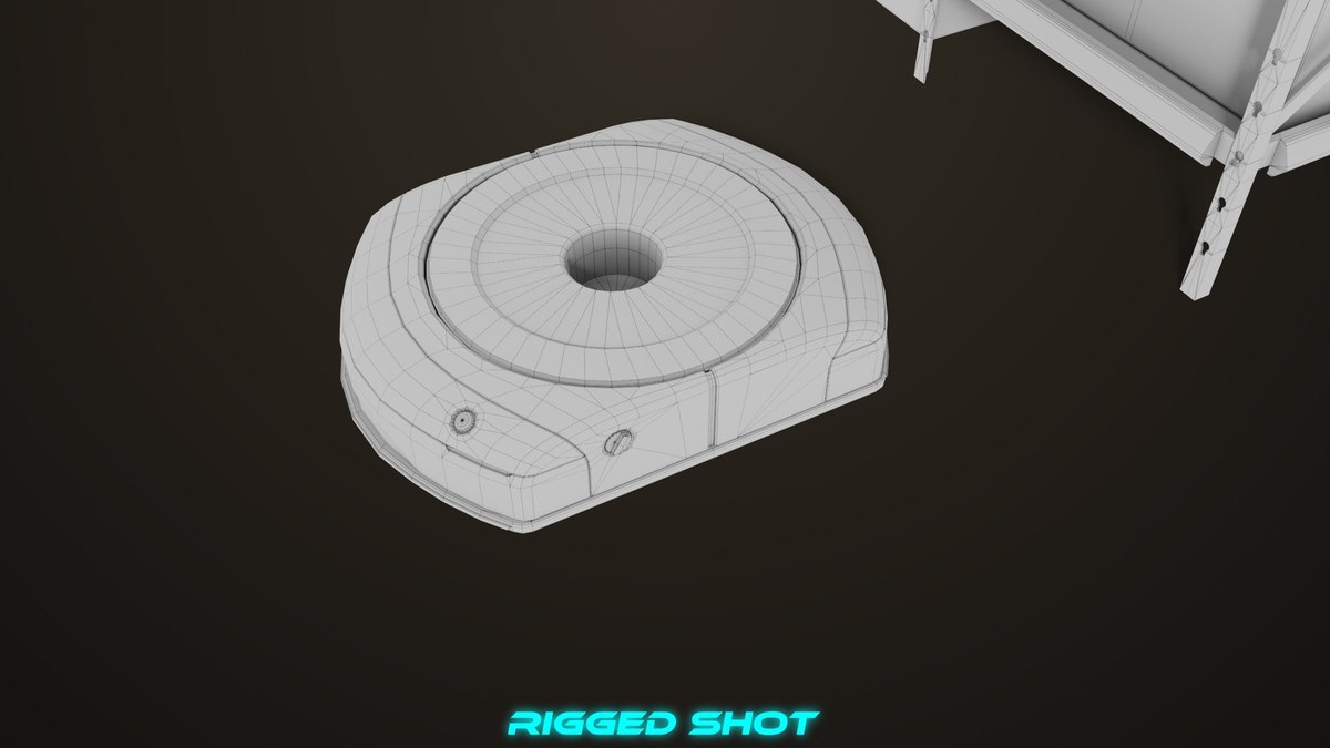 Warehouse Robot Generic Bule URP HDRP Textures