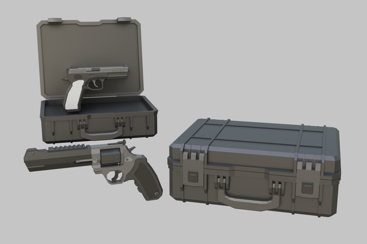 Low Poly Weapon Bundle Pack 2