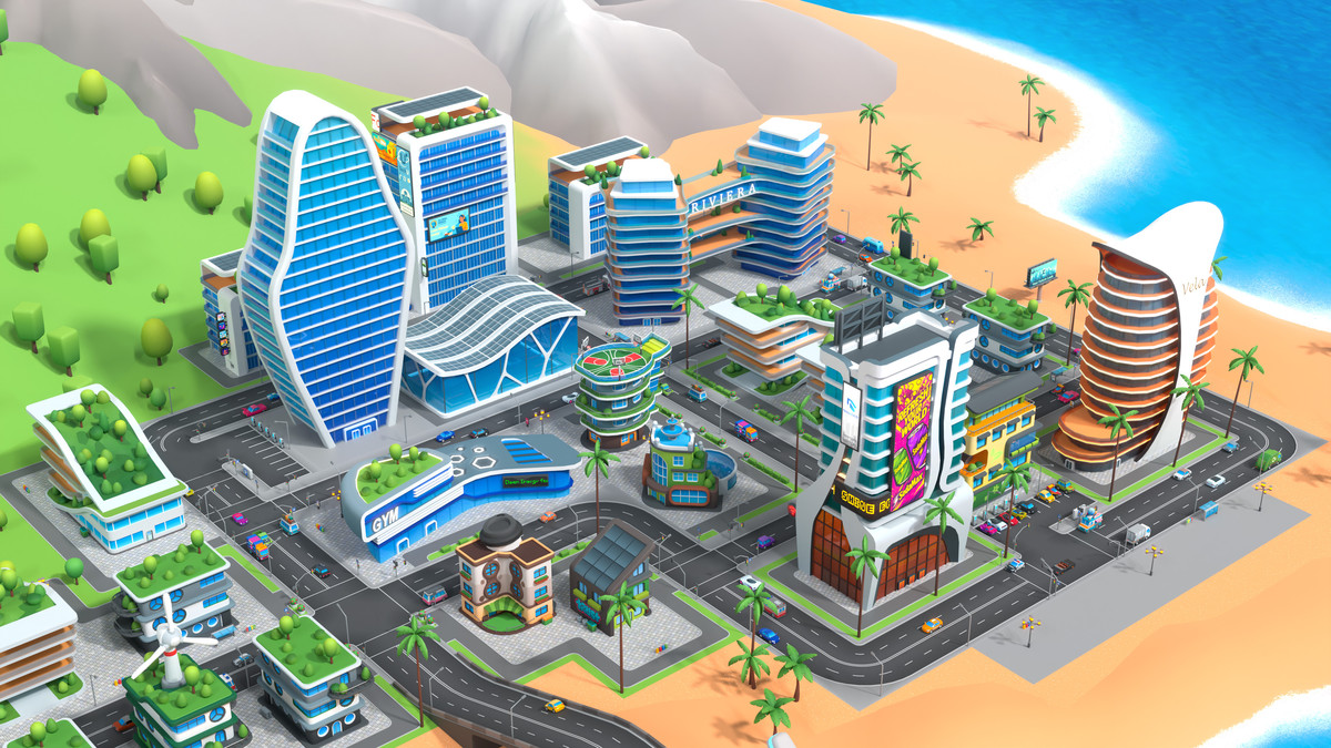 Cartoon City - Low Poly City 3D Models Pack