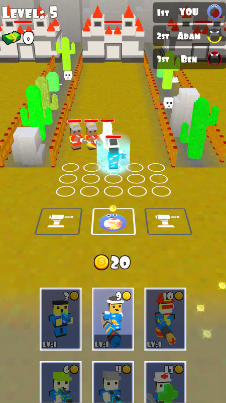 Blocky Hole Battle - Complete Mobile Game Template