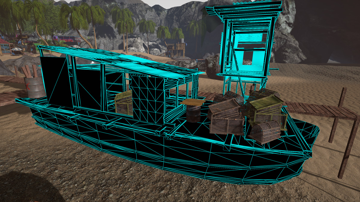 South Pacific Island - Map