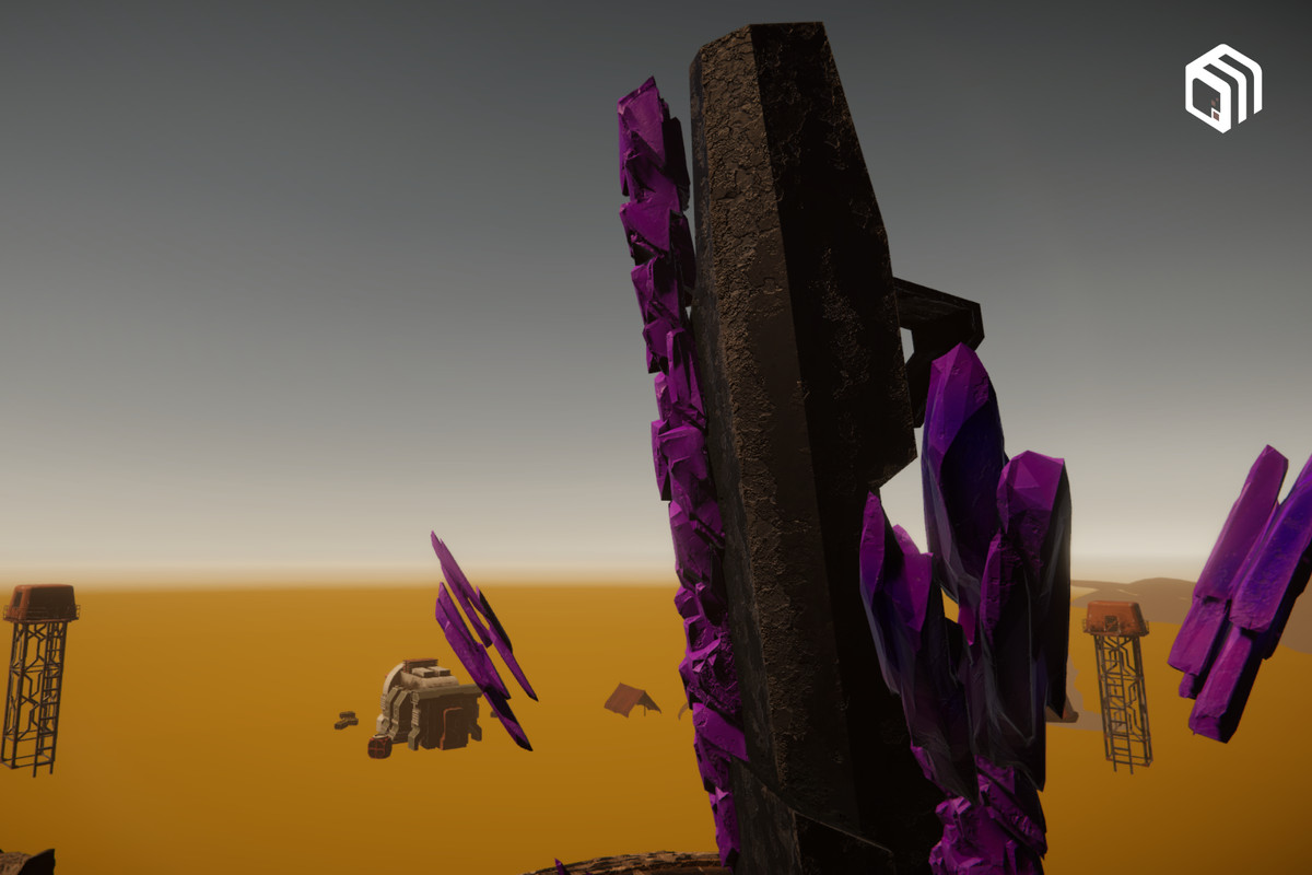 URP Desert Environment: Modular Outpost, Shelters, Props & VFX