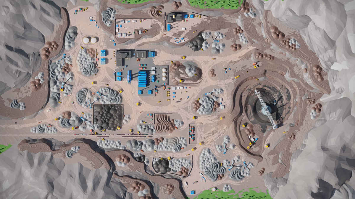 Mining Industry - Low Poly 3D Models Pack