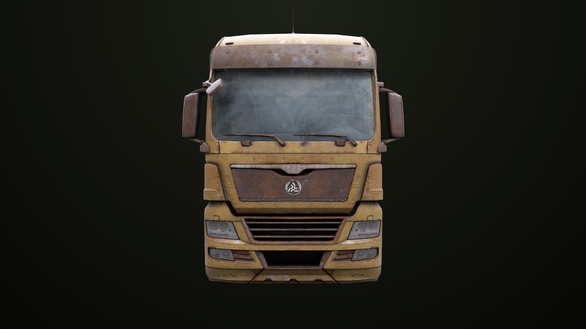 Heavy Truck Chassis 04 Dirty 4 URP HDRP Textures