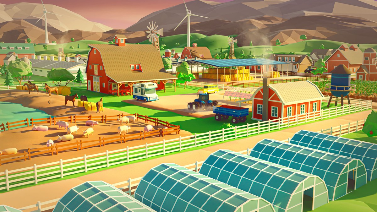 Farm - Low Poly 3D Models Pack