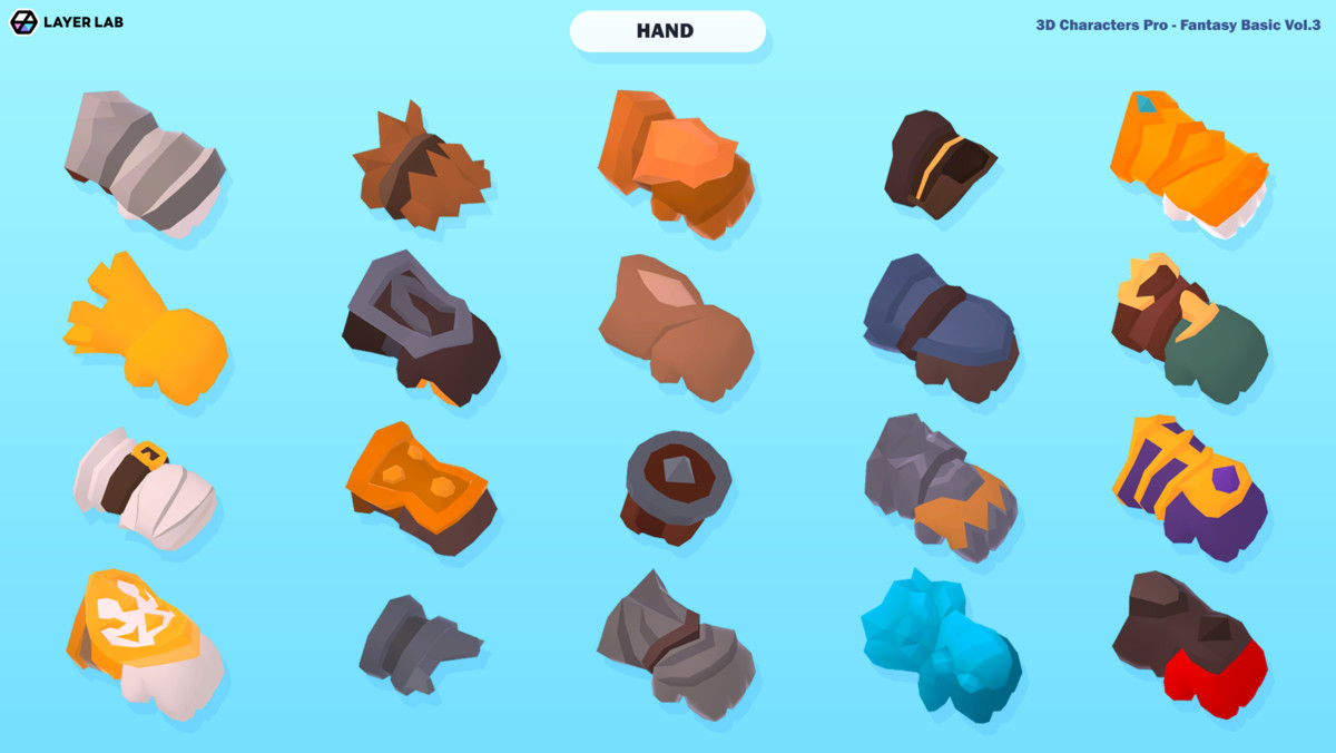 3D Characters Pro - Fantasy Basic Vol.3