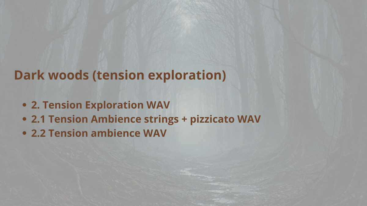 Ambience & Exploration: Emotional States Pack