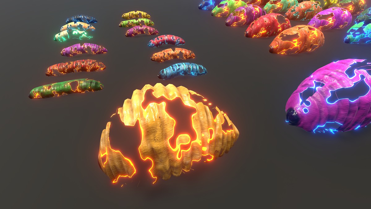 Dissolvable Worms (3 in 1 PACK)