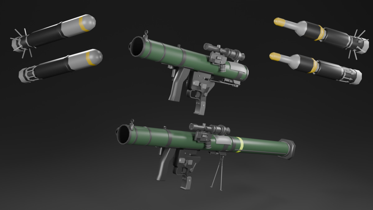 Low poly Grenade Launchers.2