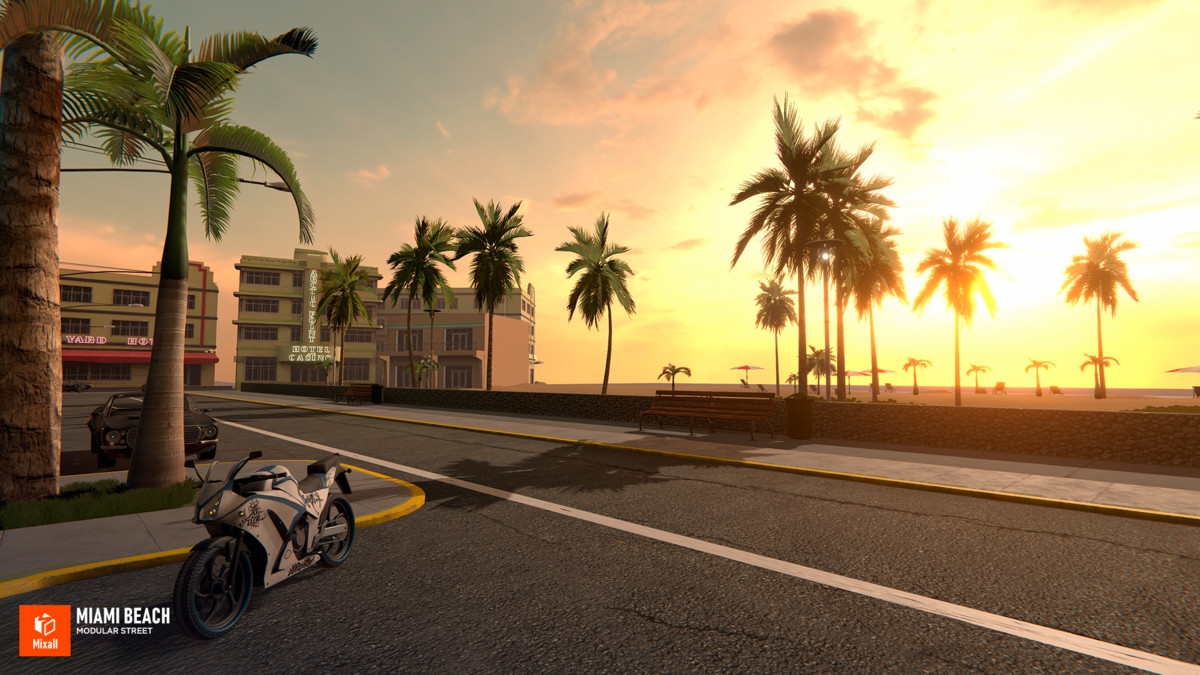 Miami Beach - Modular street & NPC