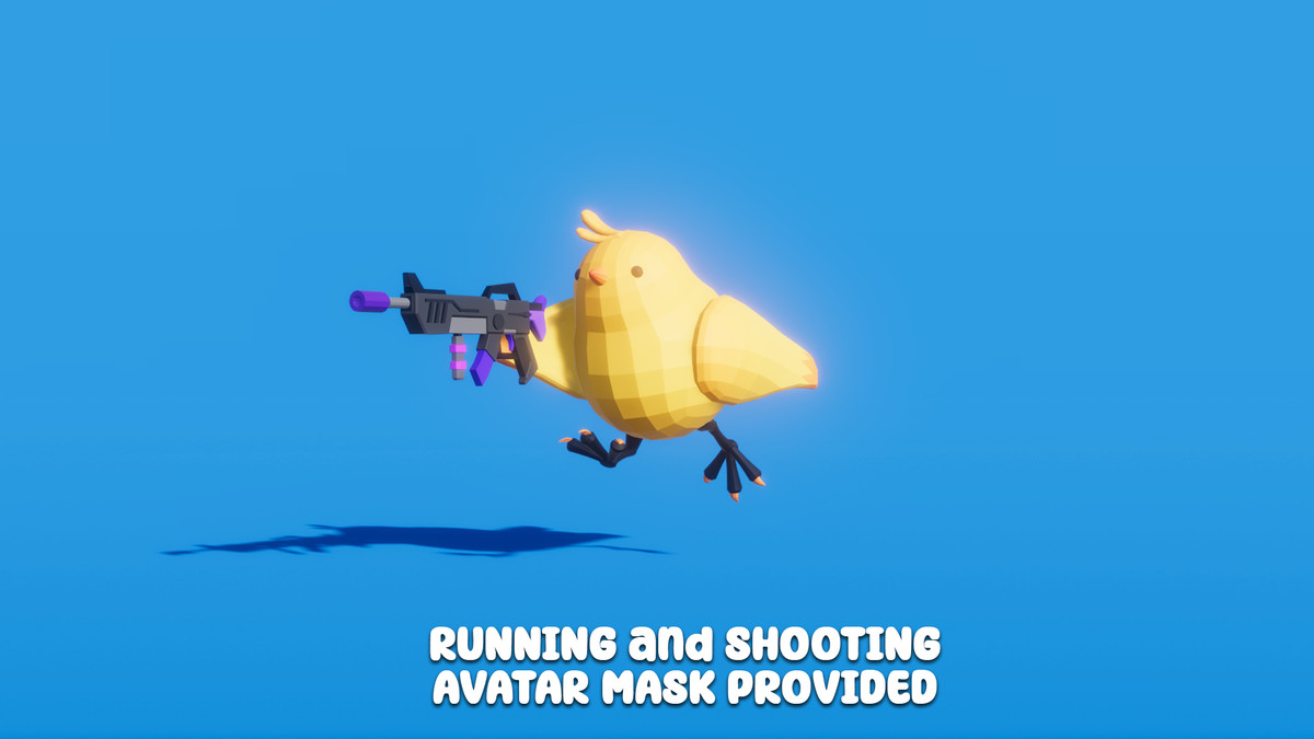 Tiny Bird Rumble Polyart