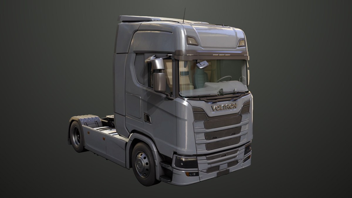 Heavy Truck Chassis 06 Interior URP HDRP Textures