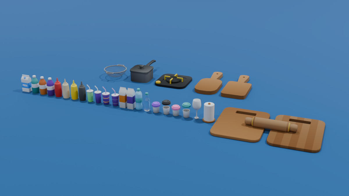 Cartoon Kitchen Package