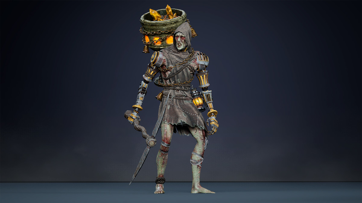 Fantasy Cyborg Miner 1