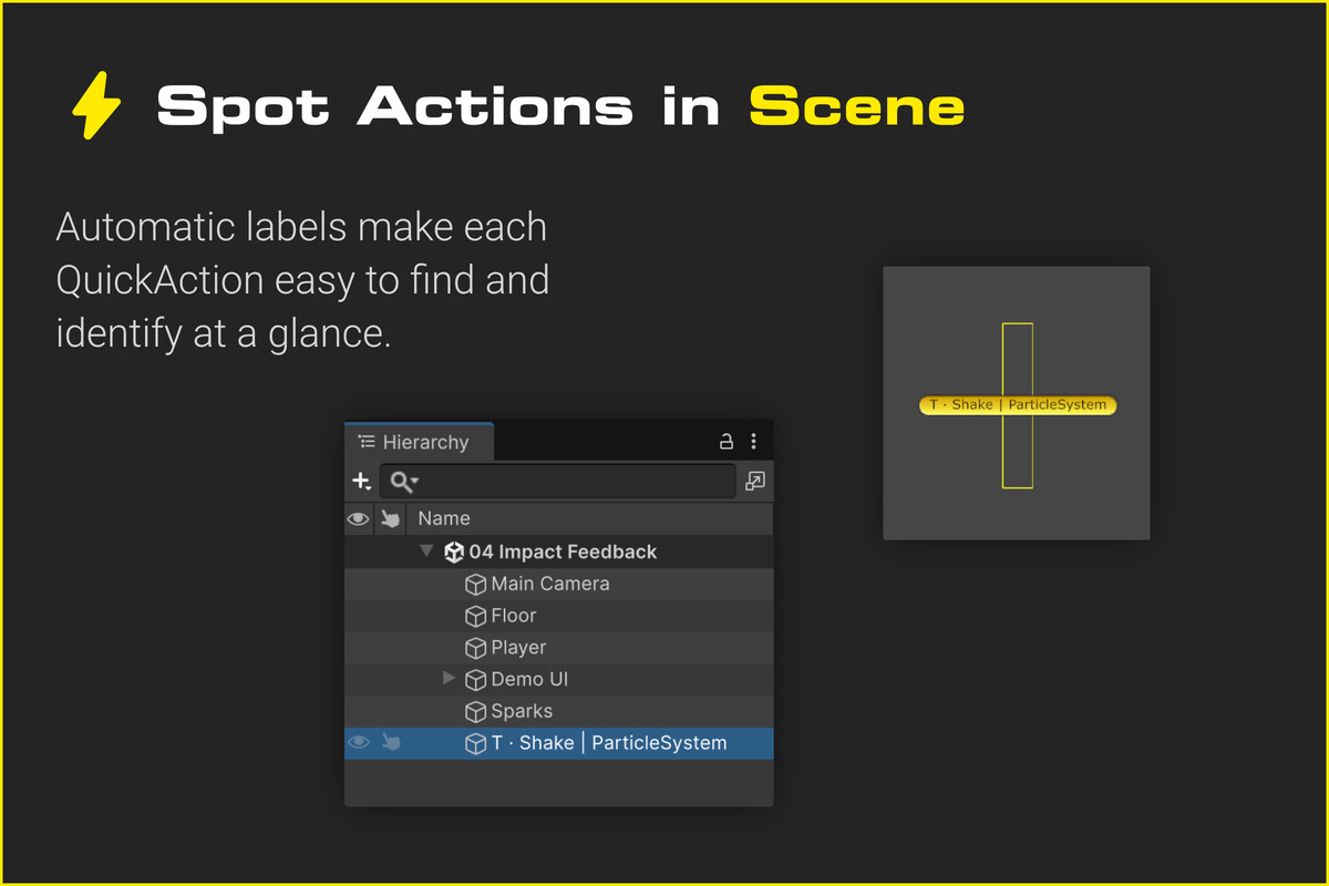 Quick Actions - Action Sequences in the Inspector