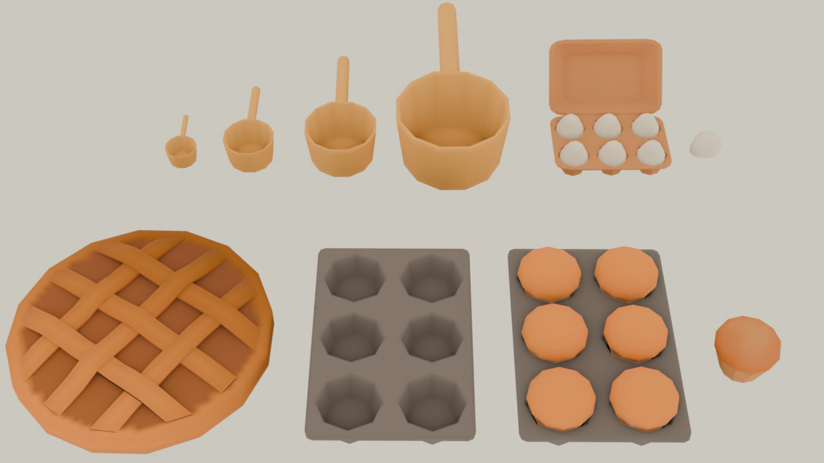 Fabled Rose - Cozy Lowpoly Baking - Toolkit