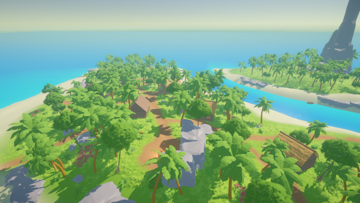 VERDANT Low Poly Tropical Island Modular Village