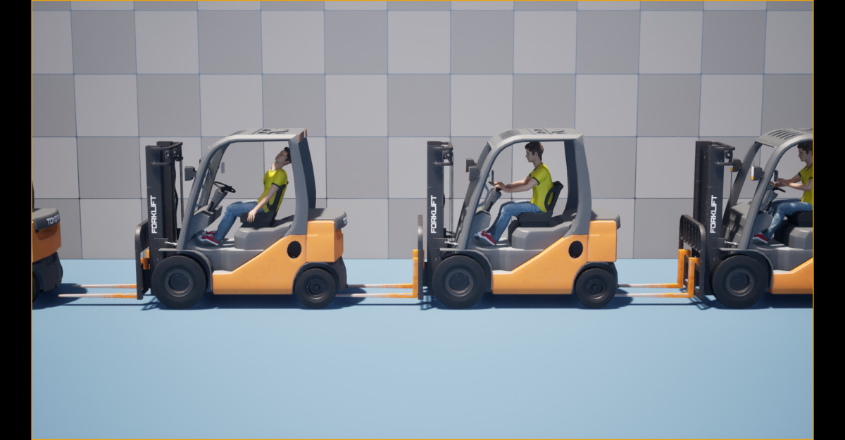 Forklift Operator Animation