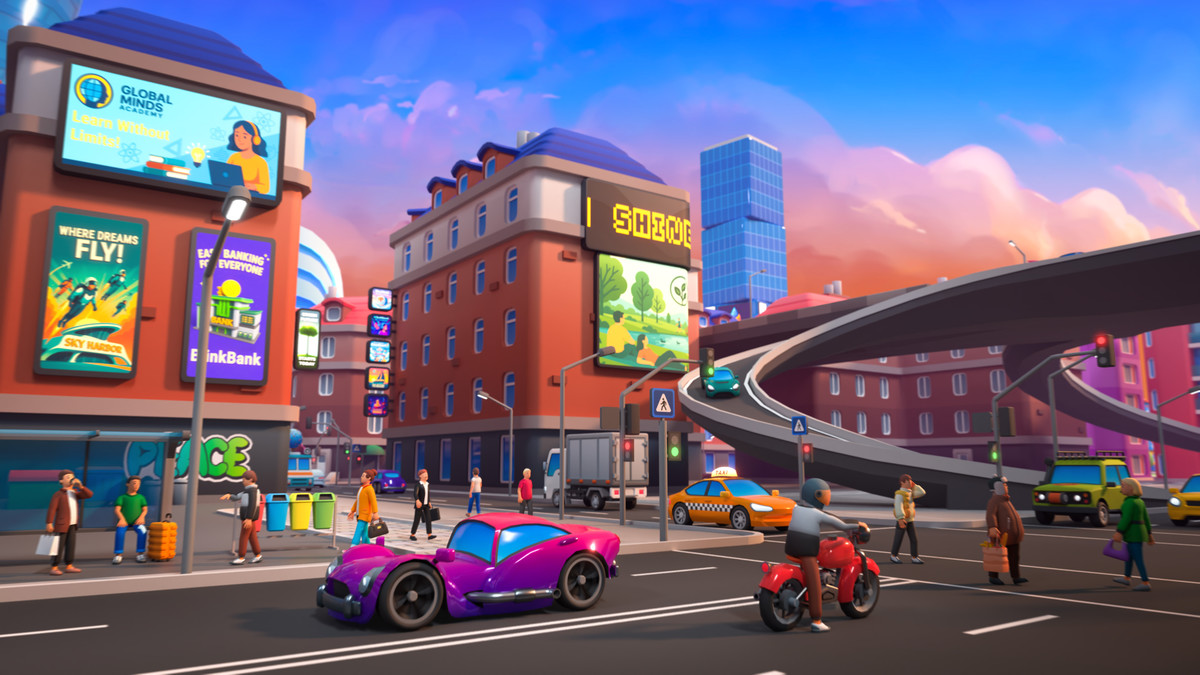 Cartoon City - Low Poly City 3D Models Pack
