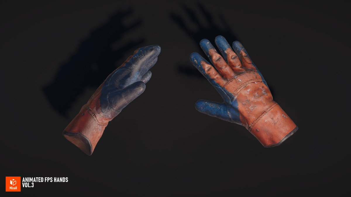 Animated FPS Hands Vol.3