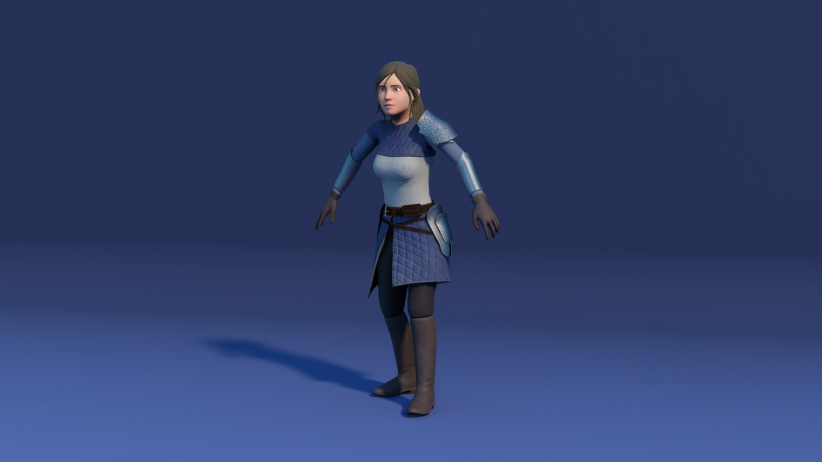Medieval Knightness - Stylized Character