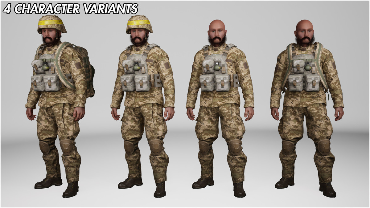 Ukraine Army Soldiers Pack
