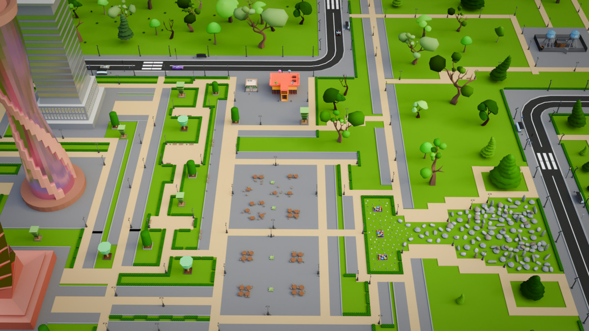 Low Poly City Pack - Mini World Studio