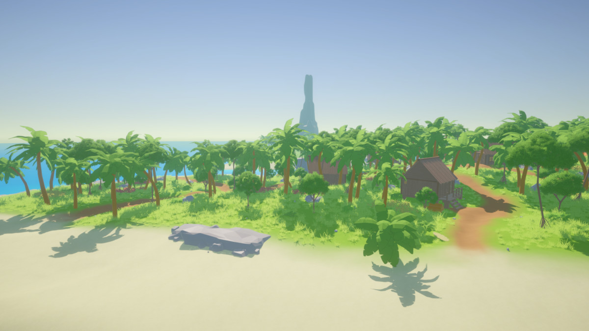 VERDANT Low Poly Tropical Island Modular Village