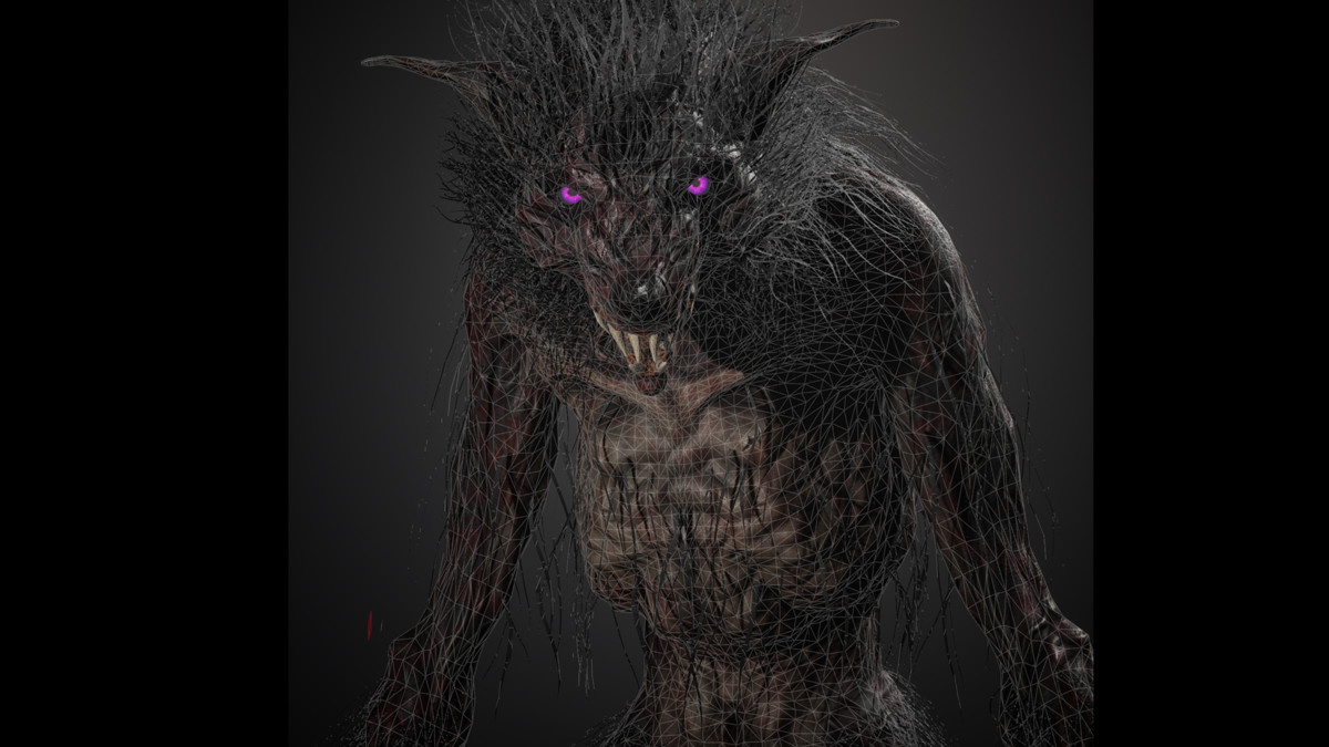 Feral Werewolf Monster